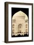 India, Uttar Pradesh, Agra, Taj Mahal (UNESCO site)-Michele Falzone-Framed Photographic Print