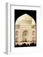 India, Uttar Pradesh, Agra, Taj Mahal (UNESCO site)-Michele Falzone-Framed Photographic Print