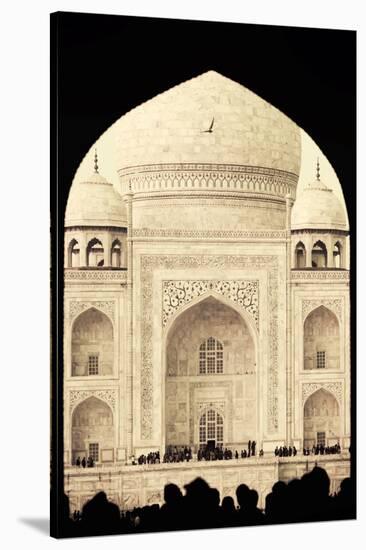 India, Uttar Pradesh, Agra, Taj Mahal (UNESCO site)-Michele Falzone-Stretched Canvas