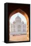 India, Uttar Pradesh, Agra, Taj Mahal-Alex Robinson-Framed Stretched Canvas