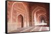 India, Uttar Pradesh, Agra. the Mosque on the Grounds of the Taj Mahal-Emily Wilson-Framed Stretched Canvas