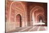India, Uttar Pradesh, Agra. the Mosque on the Grounds of the Taj Mahal-Emily Wilson-Stretched Canvas