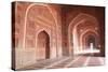 India, Uttar Pradesh, Agra. the Mosque on the Grounds of the Taj Mahal-Emily Wilson-Stretched Canvas