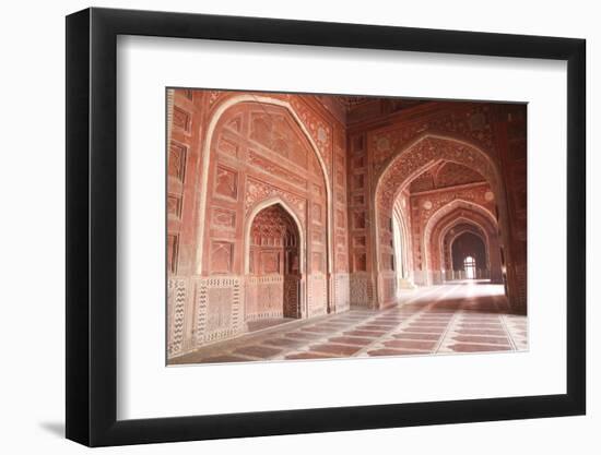 India, Uttar Pradesh, Agra. the Mosque on the Grounds of the Taj Mahal-Emily Wilson-Framed Photographic Print