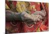 India, Uttar Pradesh, Mirzapur Woman Holding Grain-Ellen Clark-Mounted Photographic Print