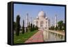 India, Uttar Pradesh, the Taj Mahal, This Mughal Mausoleum Has Become the Tourist Emblem of India-Gavin Hellier-Framed Stretched Canvas