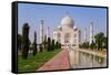 India, Uttar Pradesh, the Taj Mahal, This Mughal Mausoleum Has Become the Tourist Emblem of India-Gavin Hellier-Framed Stretched Canvas