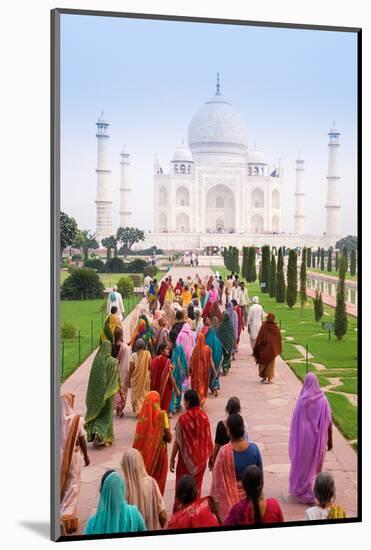 India, Uttar Pradesh, the Taj Mahal, This Mughal Mausoleum Has Become the Tourist Emblem of India-Gavin Hellier-Mounted Photographic Print