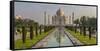 India. View of the Taj Mahal in Agra.-Ralph H. Bendjebar-Framed Stretched Canvas