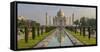 India. View of the Taj Mahal in Agra.-Ralph H. Bendjebar-Framed Stretched Canvas