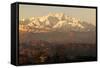 India, West Bengal, Singalila National Park, Sandakfu, Snowcapped Kangchenjunga-Anthony Asael-Framed Stretched Canvas