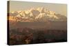 India, West Bengal, Singalila National Park, Sandakfu, Snowcapped Kangchenjunga-Anthony Asael-Stretched Canvas