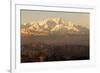 India, West Bengal, Singalila National Park, Sandakfu, Snowcapped Kangchenjunga-Anthony Asael-Framed Photographic Print