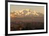 India, West Bengal, Singalila National Park, Sandakfu, Snowcapped Kangchenjunga-Anthony Asael-Framed Photographic Print