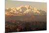 India, West Bengal, Singalila National Park, Sandakfu, Snowcapped Kangchenjunga-Anthony Asael-Mounted Photographic Print