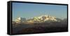 India, West Bengal, Singalila National Park, Sandakfu, Snowcapped Kangchenjunga-Anthony Asael-Framed Stretched Canvas