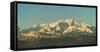 India, West Bengal, Singalila National Park, Sandakfu, Snowcapped Kangchenjunga-Anthony Asael-Framed Stretched Canvas