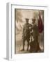 "India Will Help" - a British and an Indian Officer Join Forces to Fight the Enemy-null-Framed Photographic Print