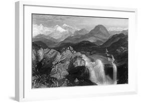 India Yamuna River-J. M. W. Turner-Framed Art Print