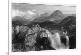 India Yamuna River-J. M. W. Turner-Framed Art Print
