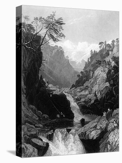 India Yamuna River-Thomas Allom-Stretched Canvas