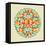 India - Yoga Mandala-cienpies-Framed Stretched Canvas