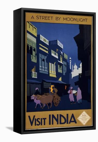 India-null-Framed Stretched Canvas