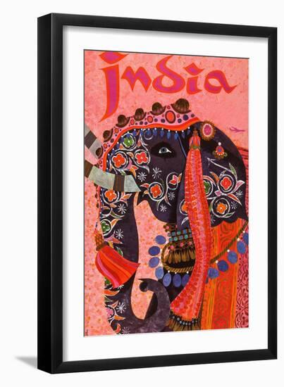 India-David Klein-Framed Art Print