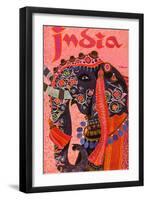 India-David Klein-Framed Art Print