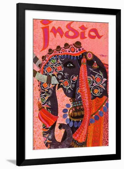 India-David Klein-Framed Art Print