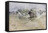 Indian Ambush-Charles Marion Russell-Framed Stretched Canvas