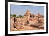 Indian Ancient Architeckture in the Archaeological Place in Pattadakal-rchphoto-Framed Photographic Print