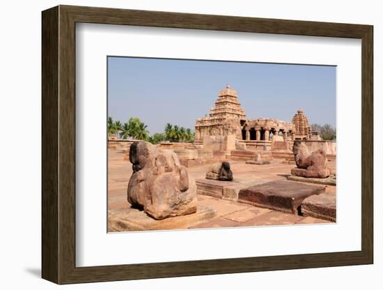 Indian Ancient Architeckture in the Archaeological Place in Pattadakal-rchphoto-Framed Photographic Print