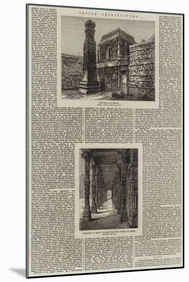 Indian Architecture-null-Mounted Giclee Print