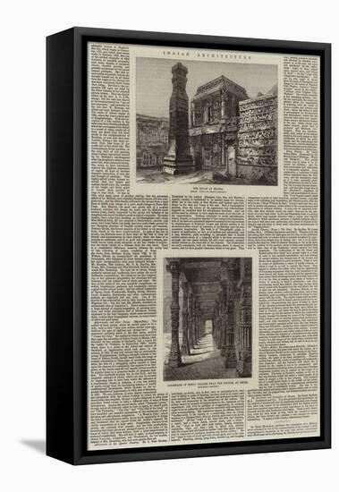 Indian Architecture-null-Framed Stretched Canvas