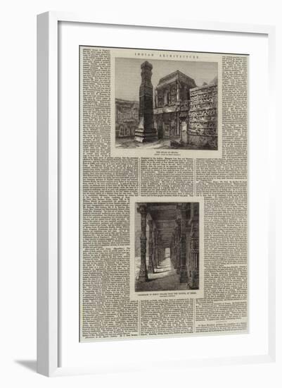 Indian Architecture-null-Framed Giclee Print