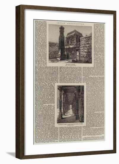 Indian Architecture-null-Framed Giclee Print