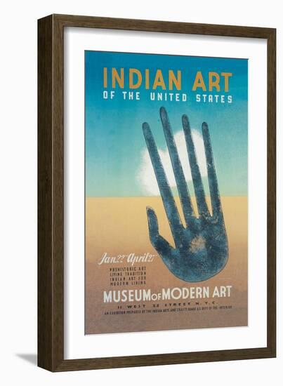 Indian Art of the United States at the Museum of Modern Art-Pistchal-Framed Art Print