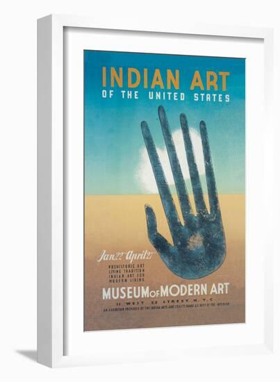 Indian Art of the United States at the Museum of Modern Art-Pistchal-Framed Art Print