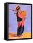 Indian Bagpiper-Sue Wales-Framed Stretched Canvas