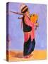 Indian Bagpiper-Sue Wales-Stretched Canvas