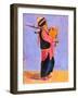 Indian Bagpiper-Sue Wales-Framed Giclee Print