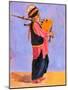 Indian Bagpiper-Sue Wales-Mounted Giclee Print
