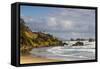 Indian Beach at Ecola State Park in Cannon Beach, Oregon, USA-Chuck Haney-Framed Stretched Canvas