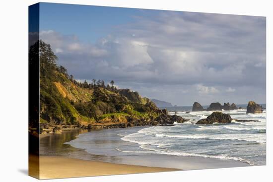 Indian Beach at Ecola State Park in Cannon Beach, Oregon, USA-Chuck Haney-Stretched Canvas