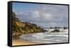 Indian Beach at Ecola State Park in Cannon Beach, Oregon, USA-Chuck Haney-Framed Stretched Canvas