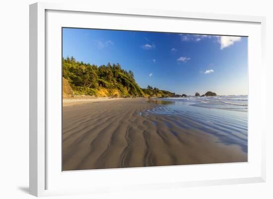 Indian Beach at Ecola State Park Near Cannon Beach, Oregon, USA-Chuck Haney-Framed Photographic Print