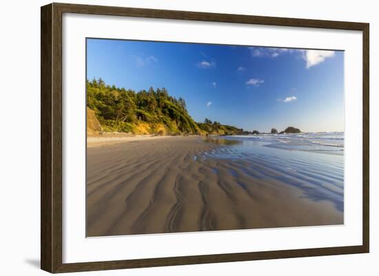 Indian Beach at Ecola State Park Near Cannon Beach, Oregon, USA-Chuck Haney-Framed Photographic Print