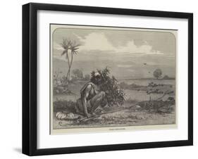 Indian Bird-Catcher-Felix Regamey-Framed Giclee Print