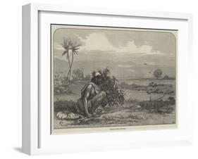 Indian Bird-Catcher-Felix Regamey-Framed Giclee Print